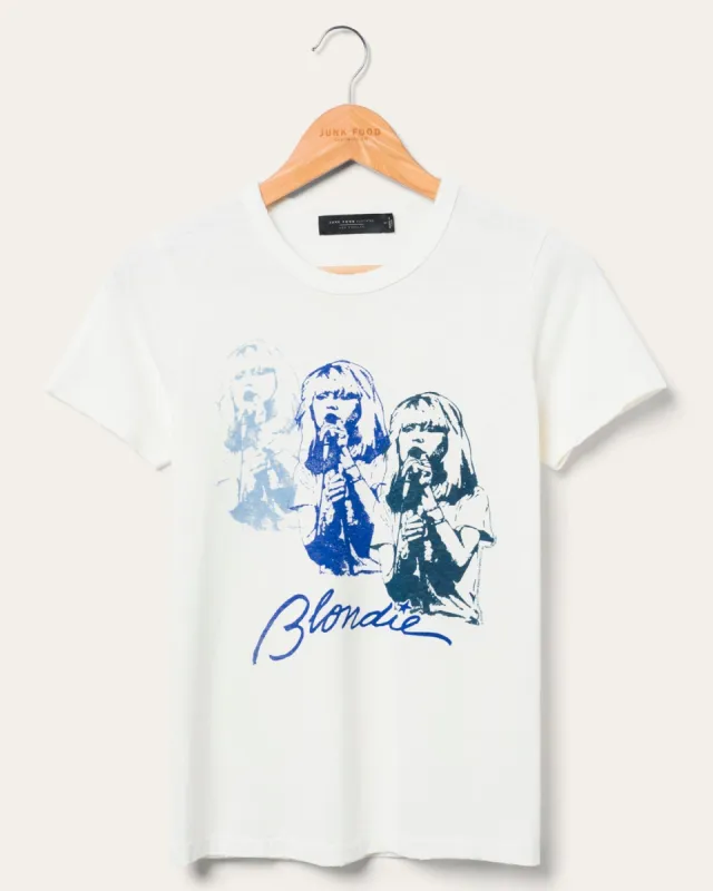 Women's Blondie Indigo Original Tee sold by Junk Food Clothing