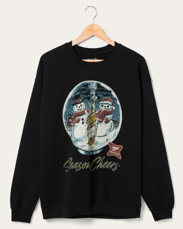 Miller High Life Season's Cheers Flea Market Fleece sold by Junk Food Clothing
