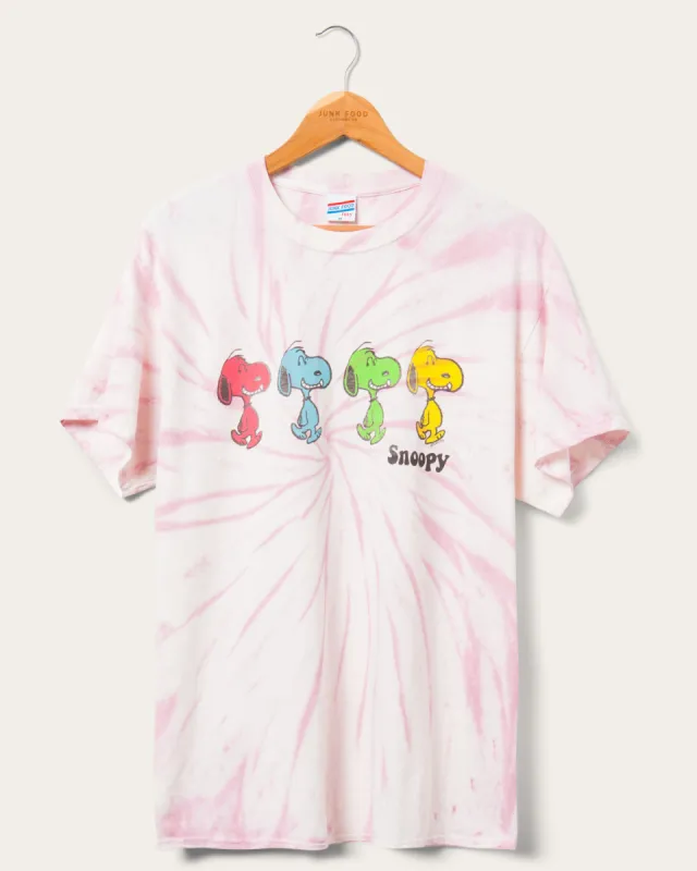 Unisex Snoopy Grateful Pup Flea Market Tee sold by Junk Food Clothing