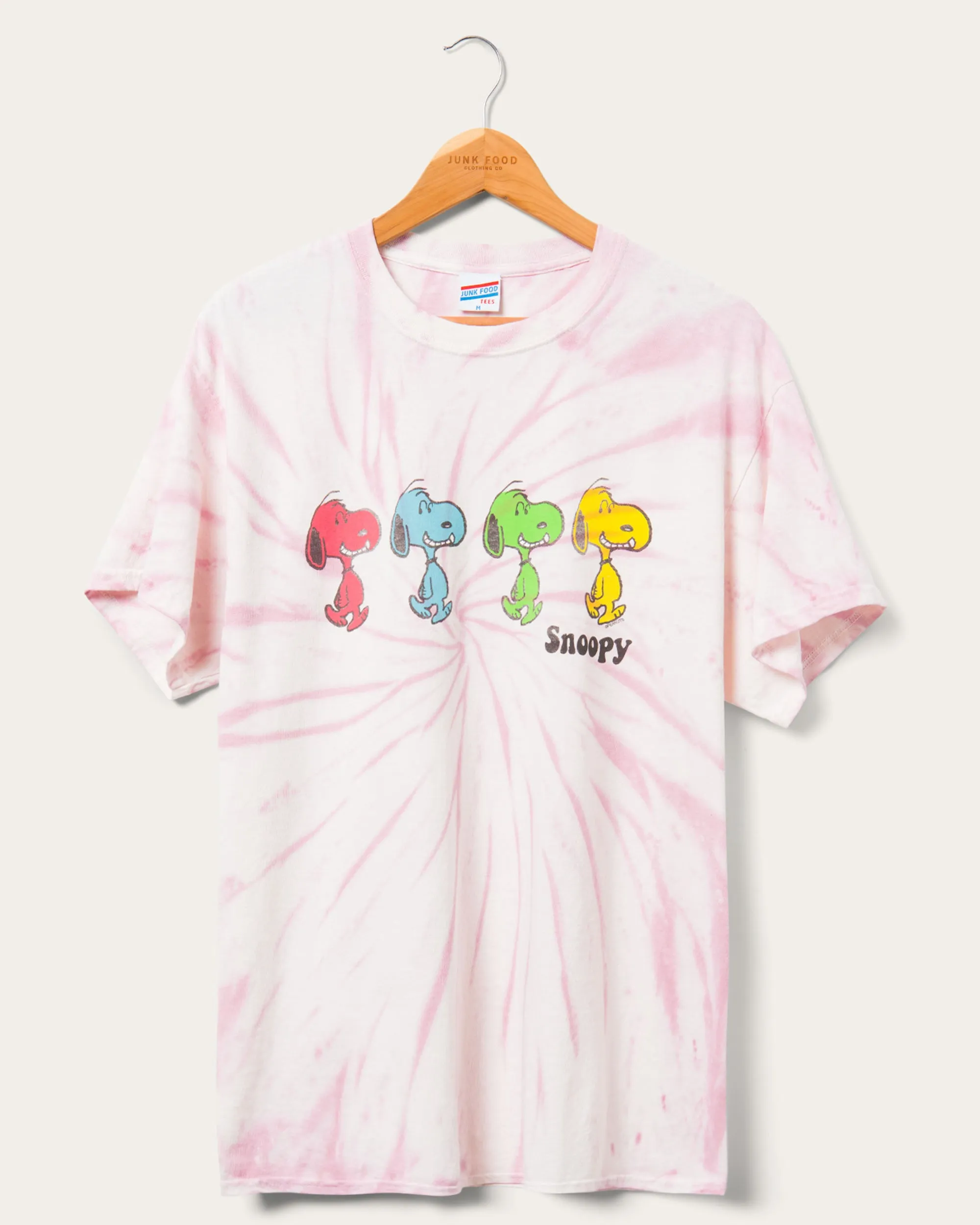 Unisex Snoopy Grateful Pup Flea Market Tee sold by Junk Food Clothing