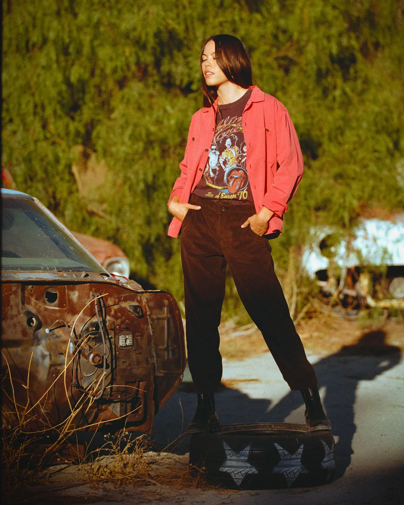 The Rolling Stones Europe '76 Vintage Tee sold by Junk Food Clothing product image thumbnail 2