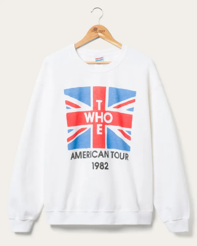 The Who American Tour 1982 Flea Market Fleece sold by Junk Food Clothing