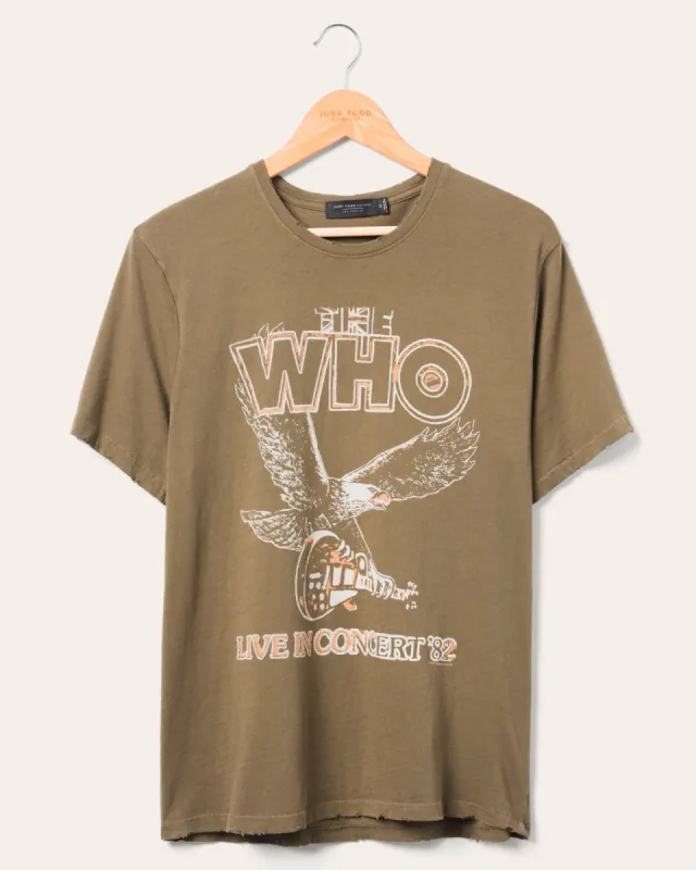The Who Live in Concert '82 Vintage Tee sold by Junk Food Clothing