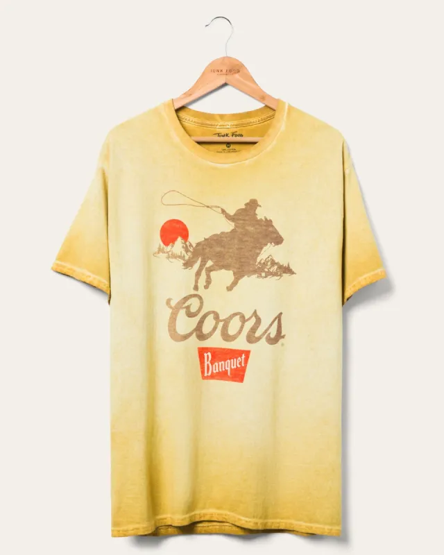 Coors Banquet Cowboy Flea Market Tee sold by Junk Food Clothing