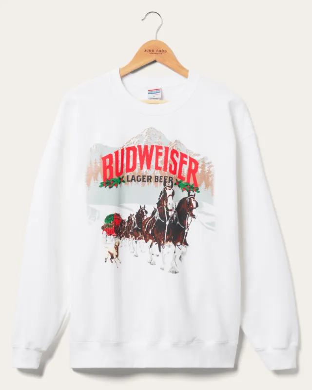 Budweiser Lager Beer Flea Market Fleece sold by Junk Food Clothing