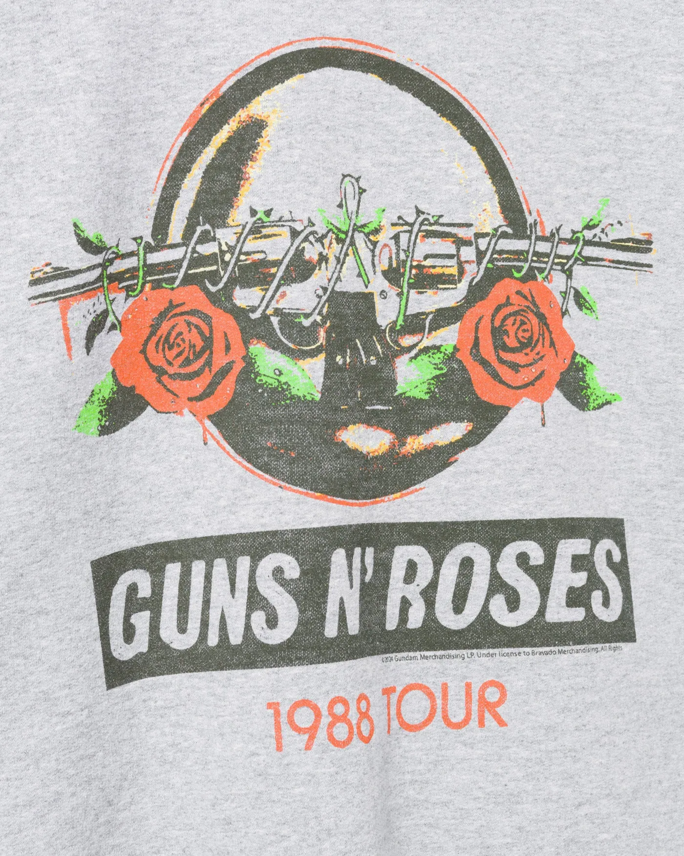 Guns N' Roses 1988 Tour Flea Market Fleece sold by Junk Food Clothing product image thumbnail 3