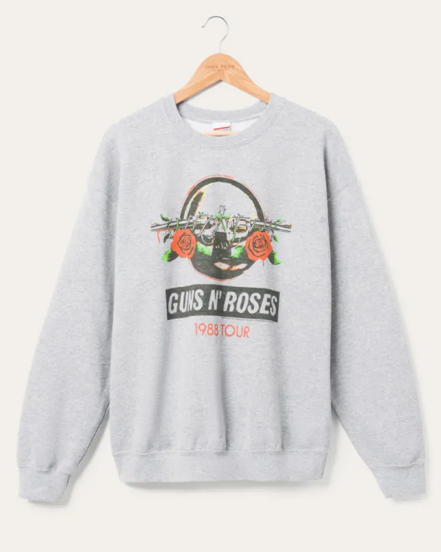 Guns N' Roses 1988 Tour Flea Market Fleece sold by Junk Food Clothing