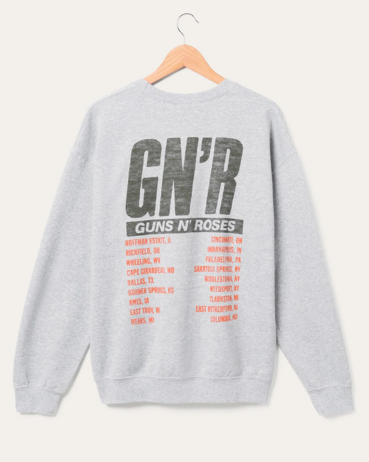 Guns N' Roses 1988 Tour Flea Market Fleece sold by Junk Food Clothing product image thumbnail 2