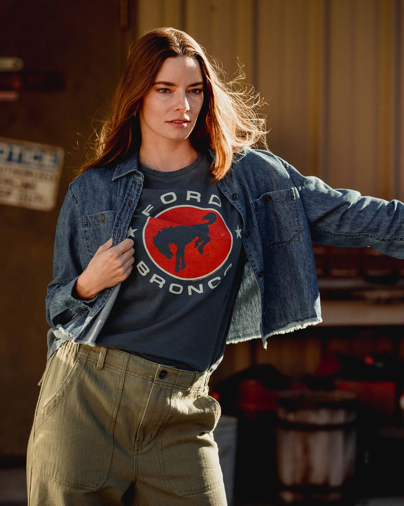 Women's Ford Bronco Vintage Tee sold by Junk Food Clothing product image thumbnail 3