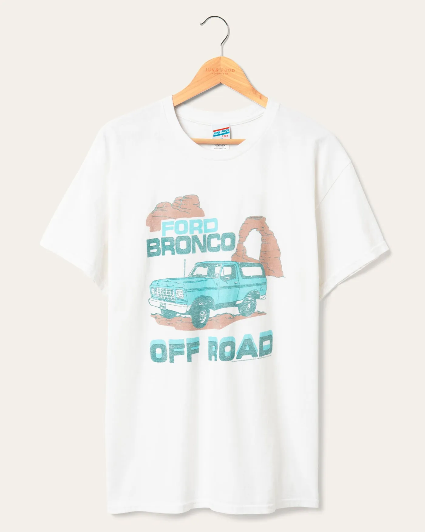 Ford Bronco Off Road Flea Market Tee sold by Junk Food Clothing