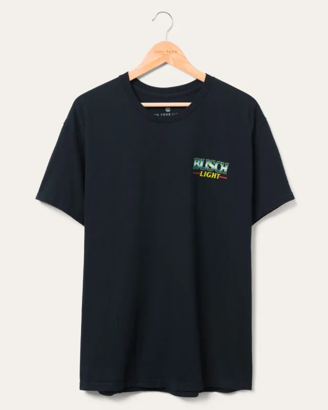 Busch Light Stain Glass Flea Market Tee sold by Junk Food Clothing