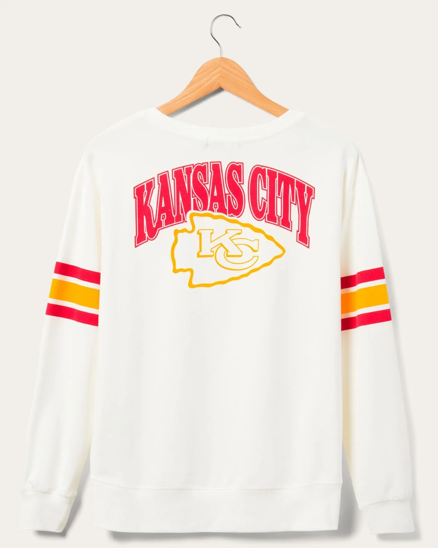 Womens Chiefs Kickoff Crew sold by Junk Food Clothing product image thumbnail 2