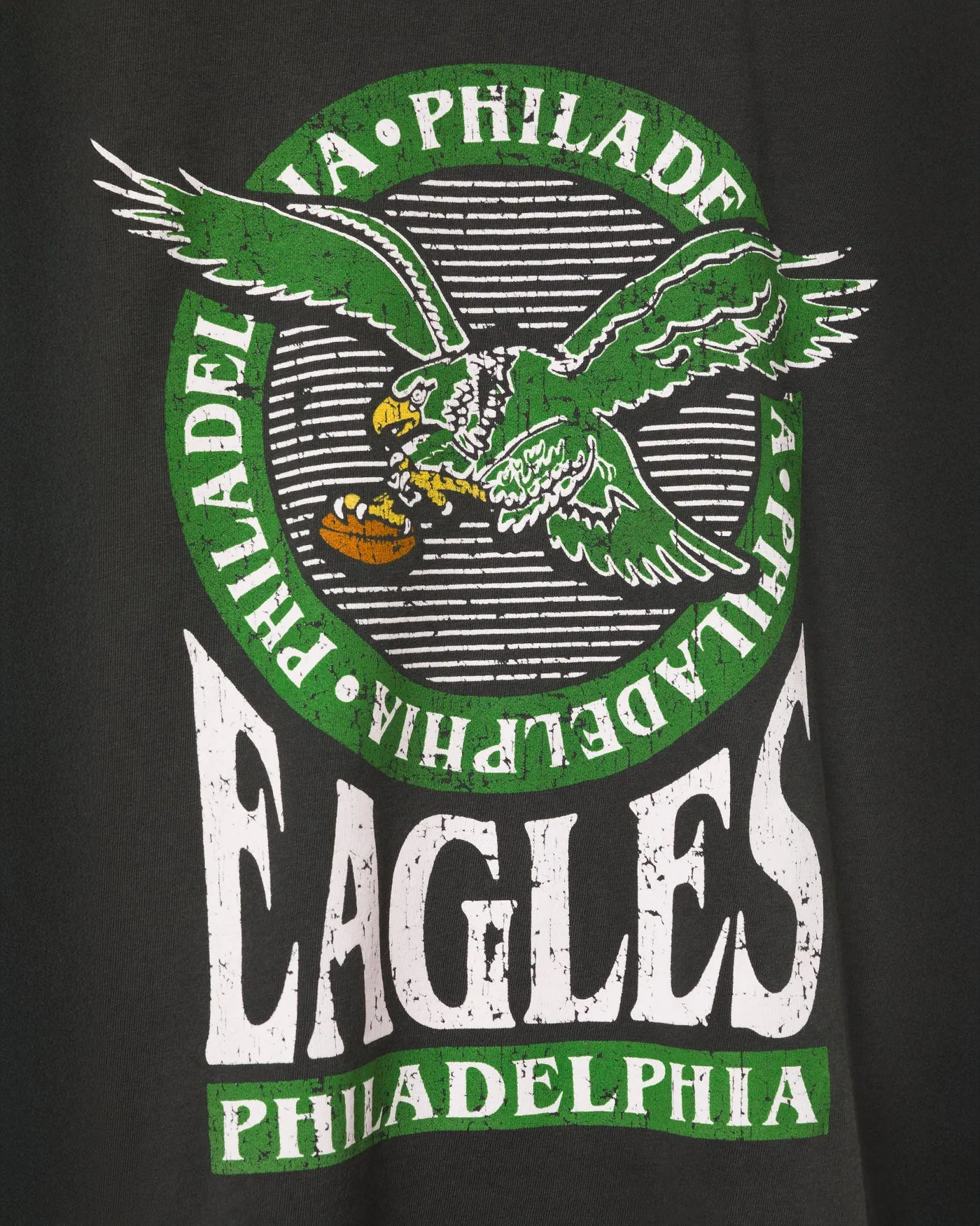 Philadelphia Eagles Crest Vintage Tee sold by Junk Food Clothing product image thumbnail 3