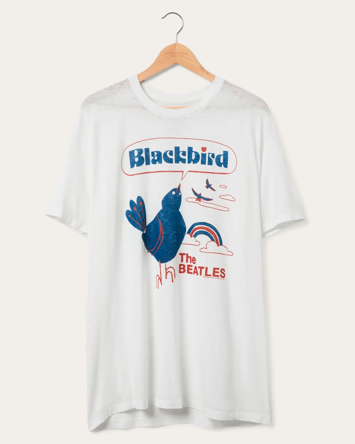 The Beatles Blackbird Flea Market Tee sold by Junk Food Clothing