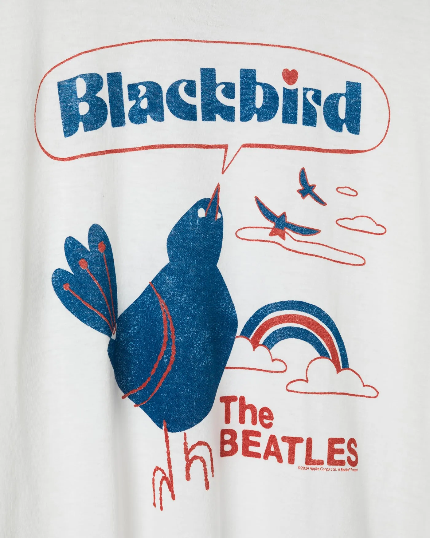 The Beatles Blackbird Flea Market Tee sold by Junk Food Clothing product image thumbnail 3