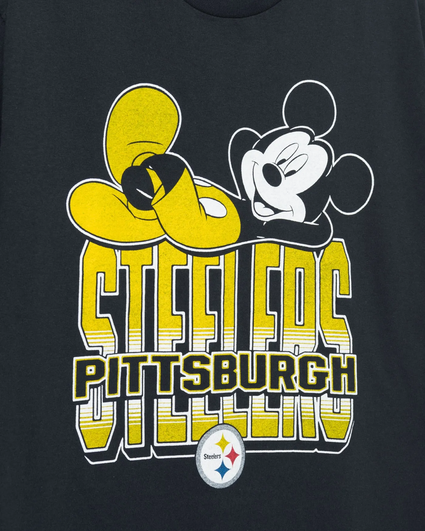 Pittsburgh Steelers Mickey Kick Back Tee sold by Junk Food Clothing product image thumbnail 3