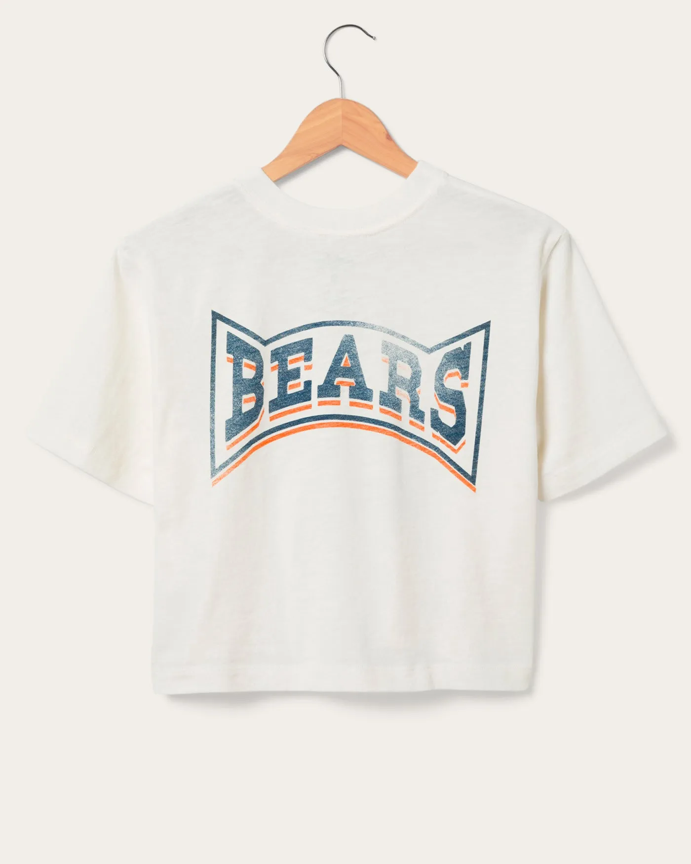 Women's Chicago Bears Mock Neck Crop Tee sold by Junk Food Clothing product image thumbnail 2