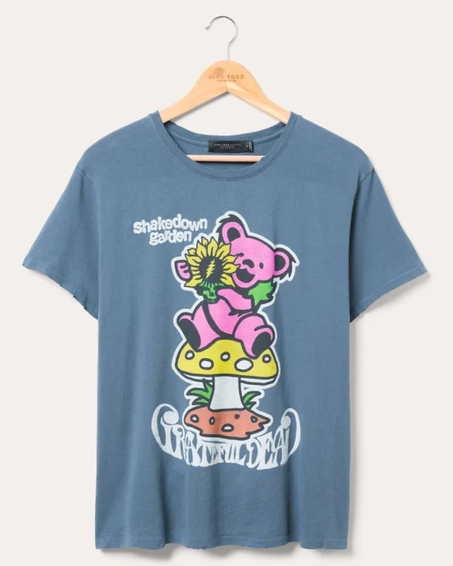Women's Grateful Dead Shakedown Garden Vintage Tee sold by Junk Food Clothing