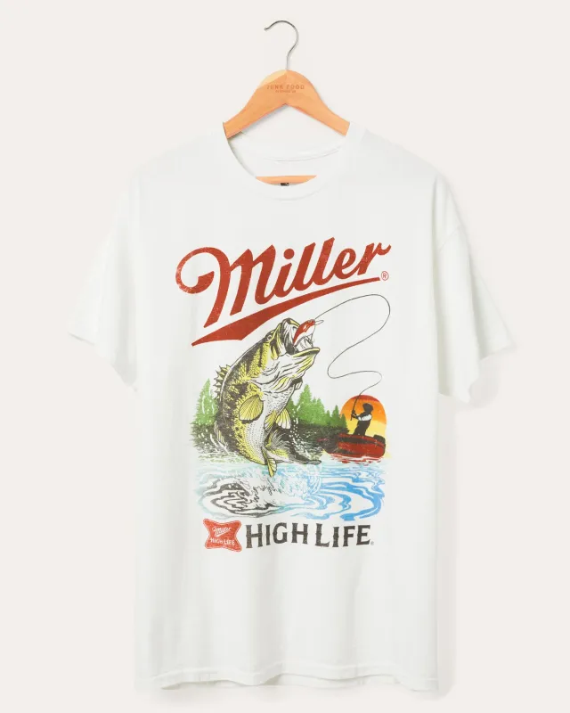 Miller High Life Fishing Flea Market Tee sold by Junk Food Clothing