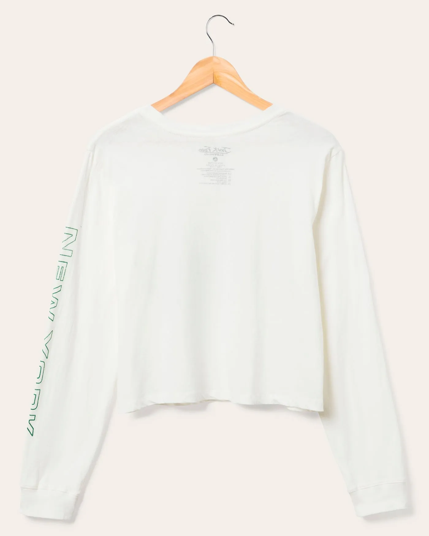 Women's New York Jets Touchdown Long Sleeve Crop Tee sold by Junk Food Clothing product image thumbnail 2