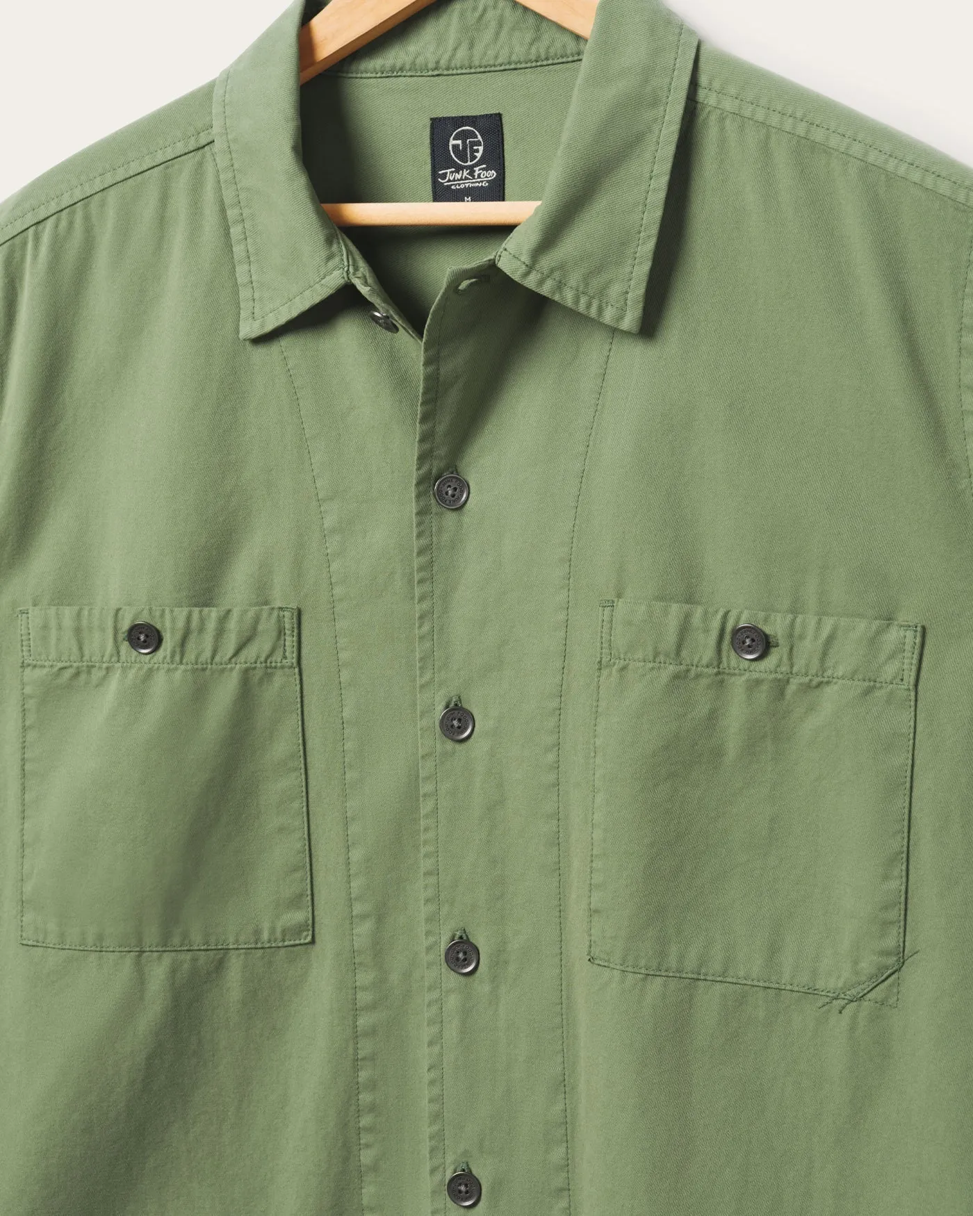 Unisex Washed Twill Work Shirt sold by Junk Food Clothing product image thumbnail 5