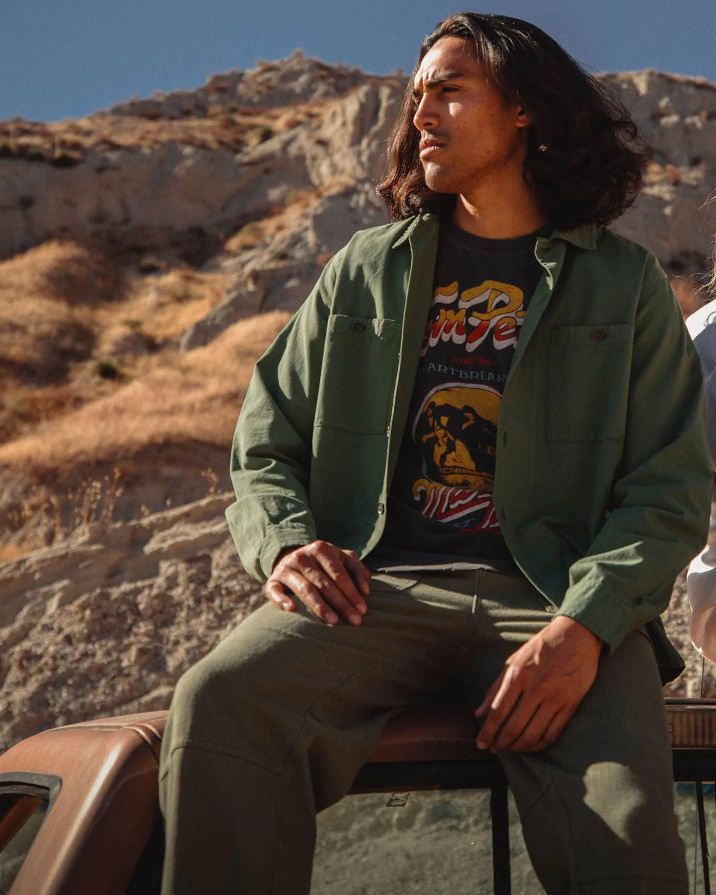 Unisex Washed Twill Work Shirt sold by Junk Food Clothing product image thumbnail 2