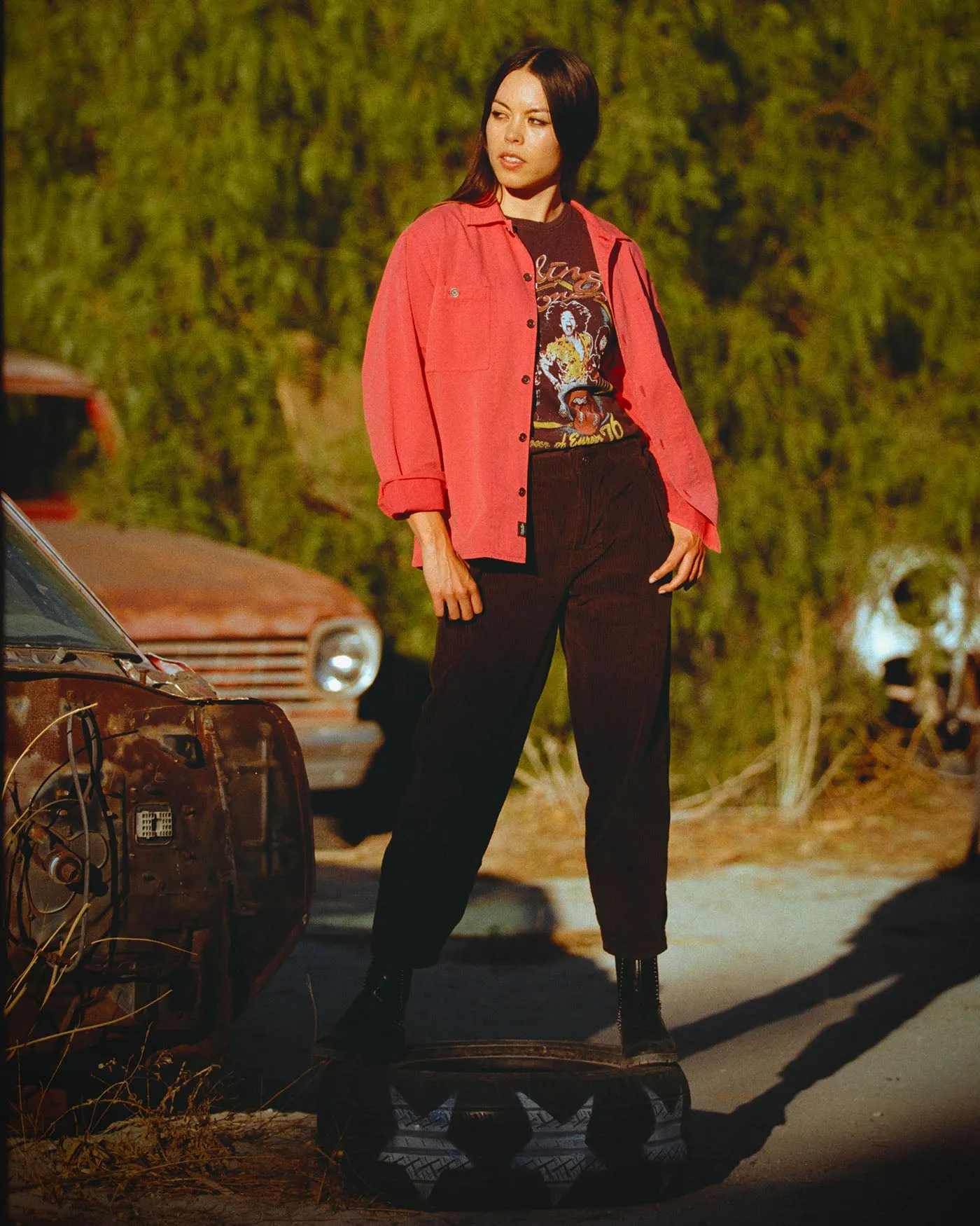 Unisex Washed Twill Work Shirt sold by Junk Food Clothing product image thumbnail 2