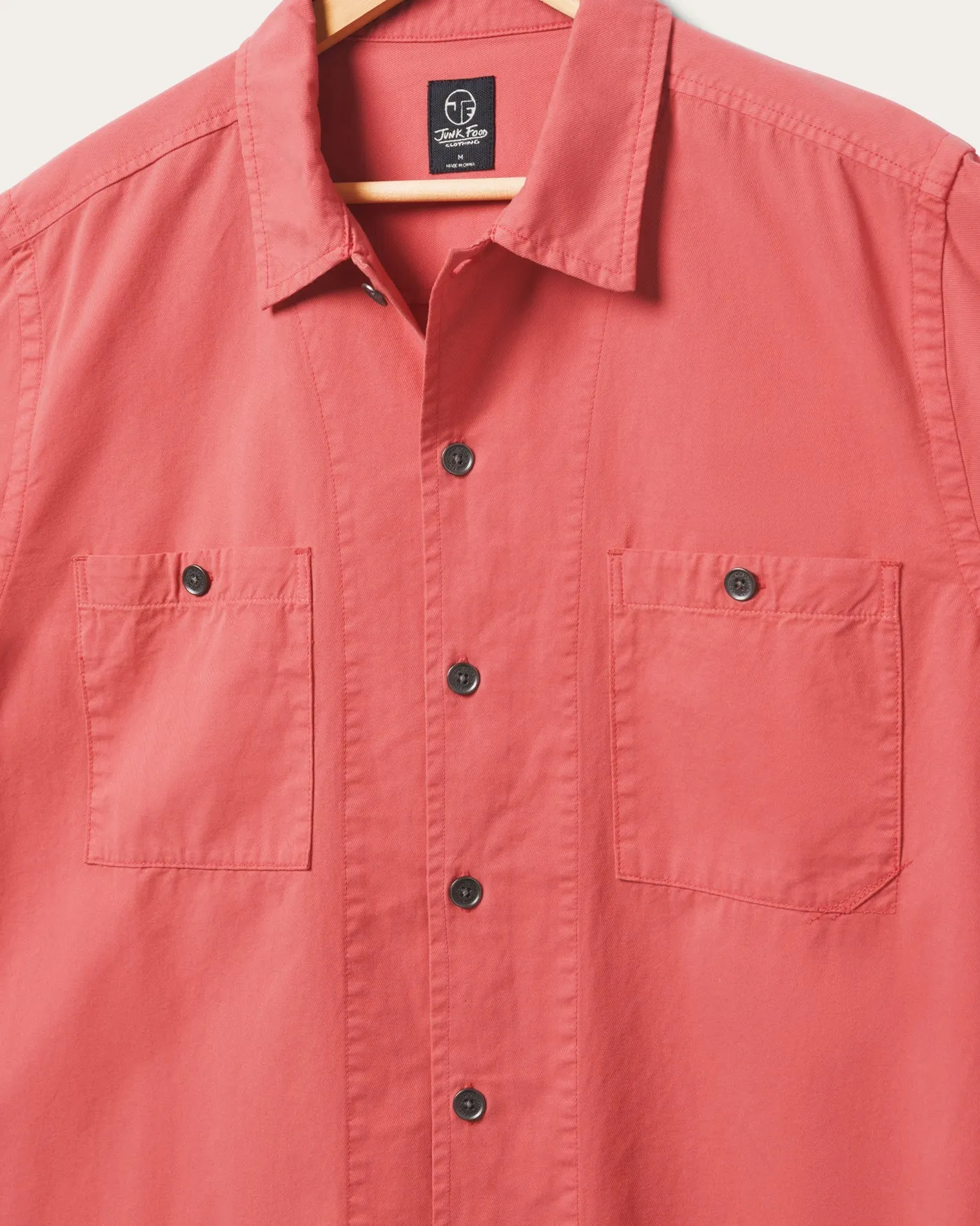 Unisex Washed Twill Work Shirt sold by Junk Food Clothing product image thumbnail 5