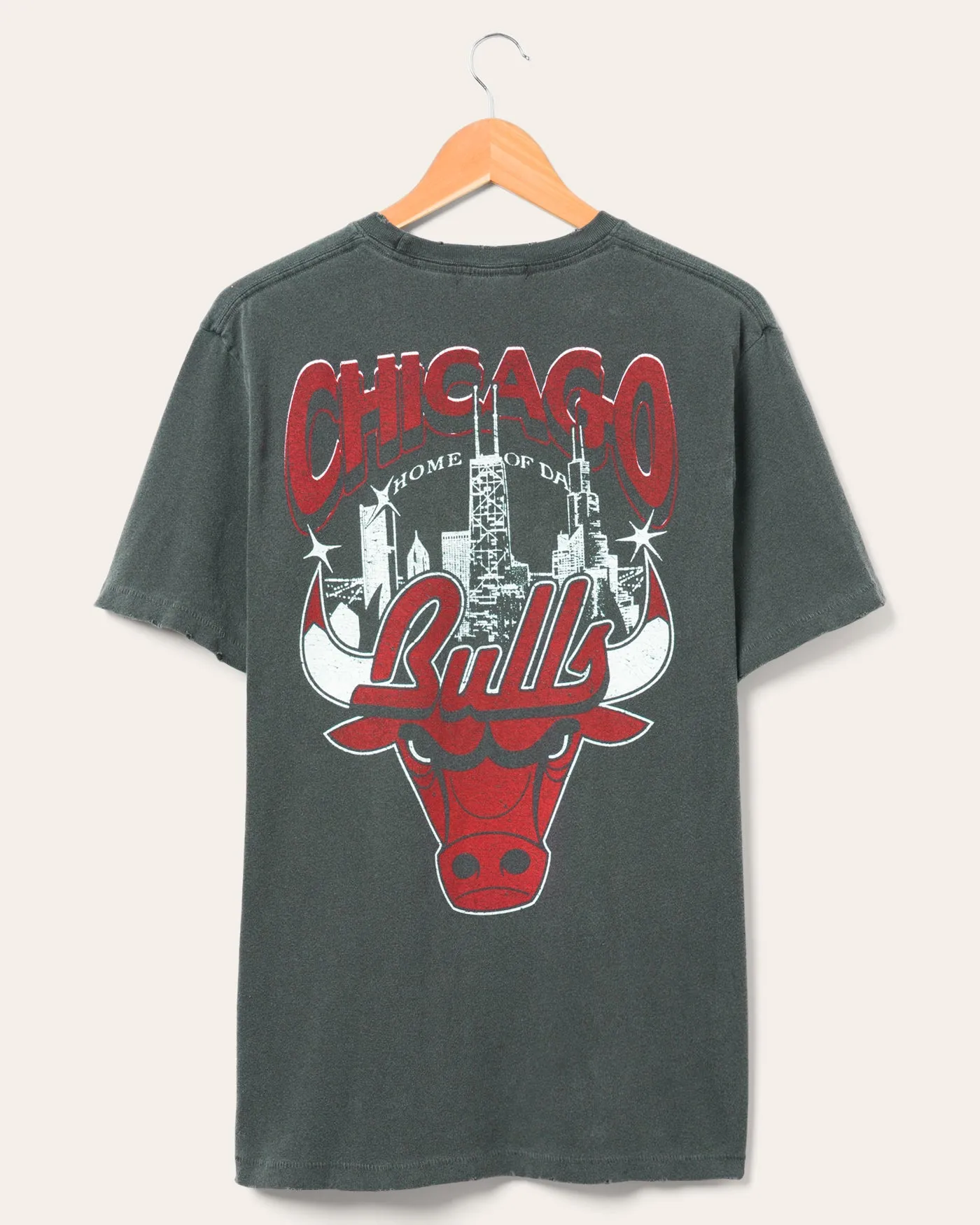 Chicago Bulls Vintage Tee sold by Junk Food Clothing product image thumbnail 2