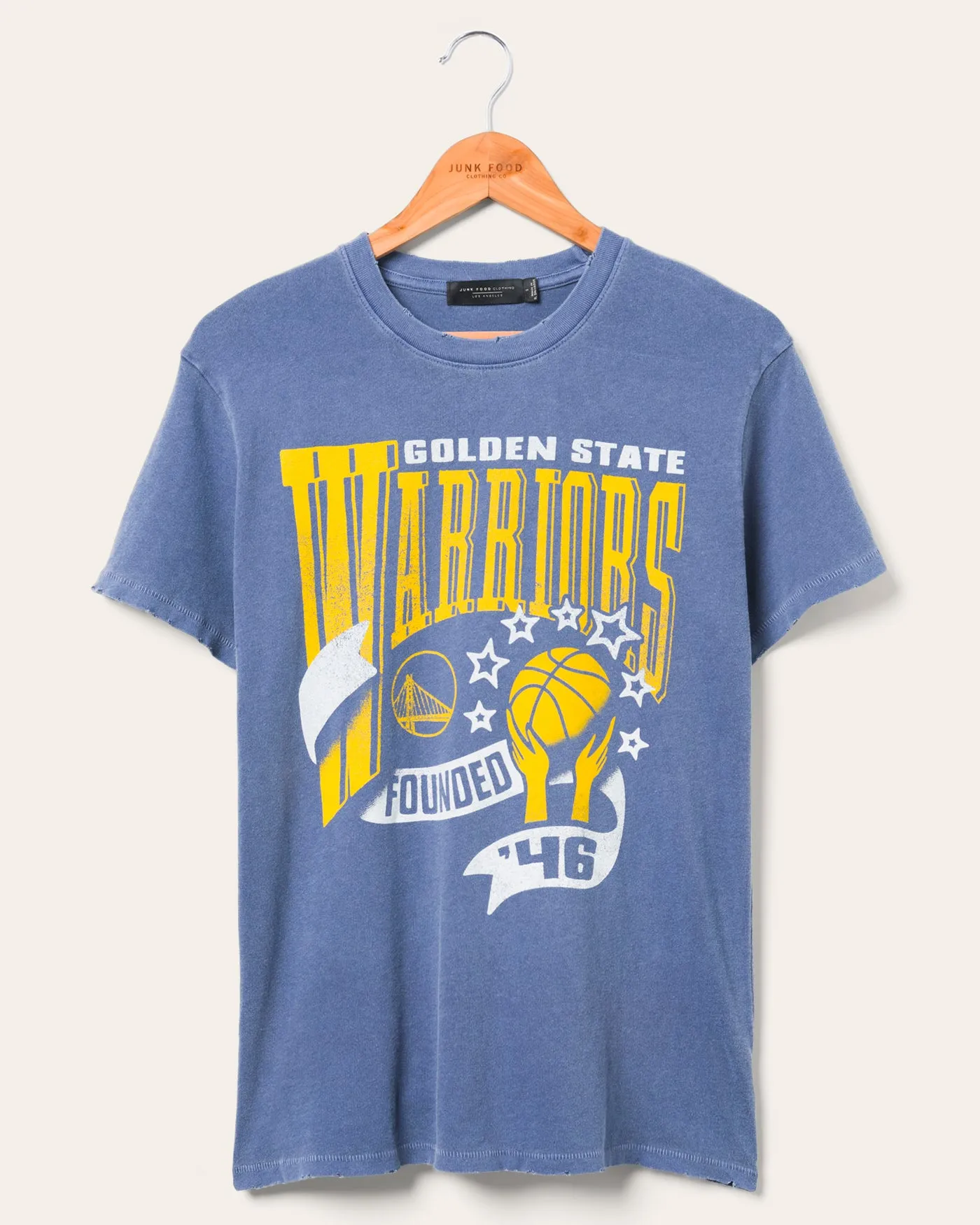 Women's Warriors Banner Vintage Tee sold by Junk Food Clothing