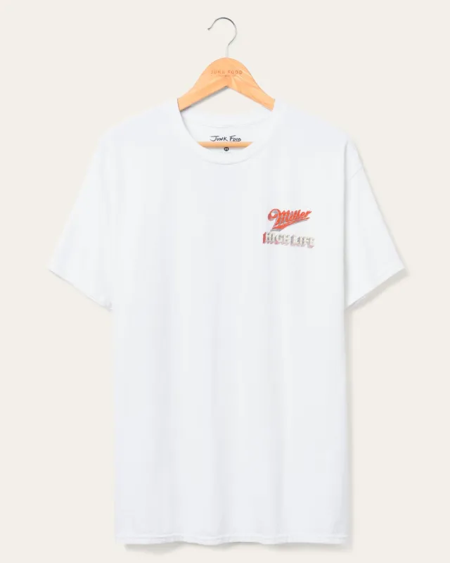 Miller High Life Waterfall Flea Market Tee sold by Junk Food Clothing