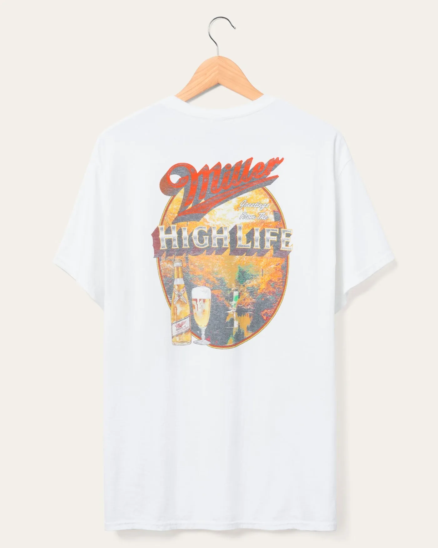 Miller High Life Waterfall Flea Market Tee sold by Junk Food Clothing product image thumbnail 3