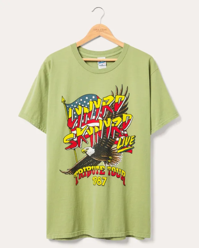 Lynyrd Skynyrd Tribute Tour 1987 Flea Market Tee sold by Junk Food Clothing
