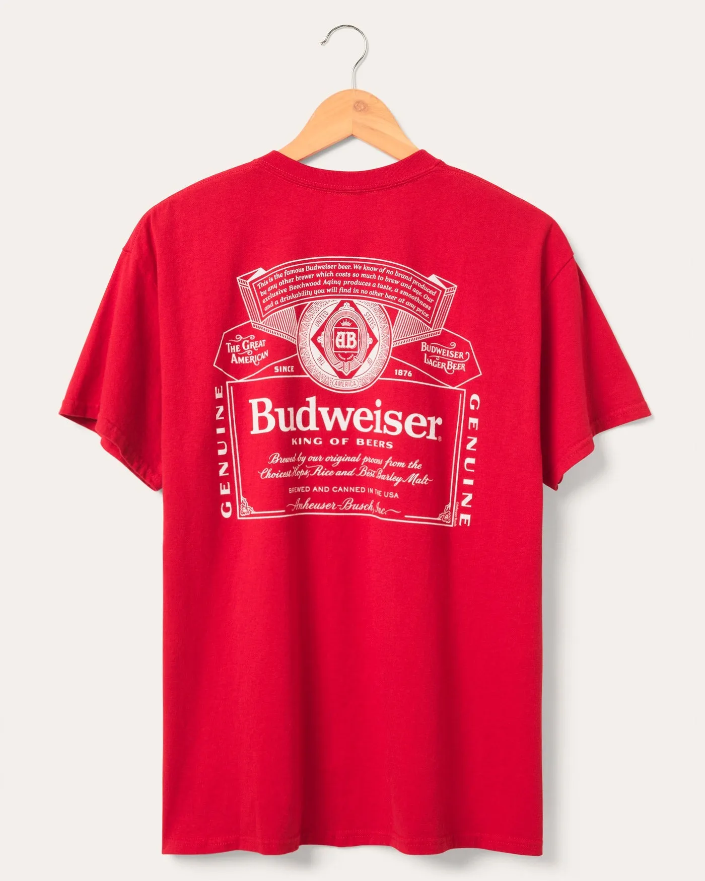 Budweiser Label Flea Market Tee sold by Junk Food Clothing product image thumbnail 2