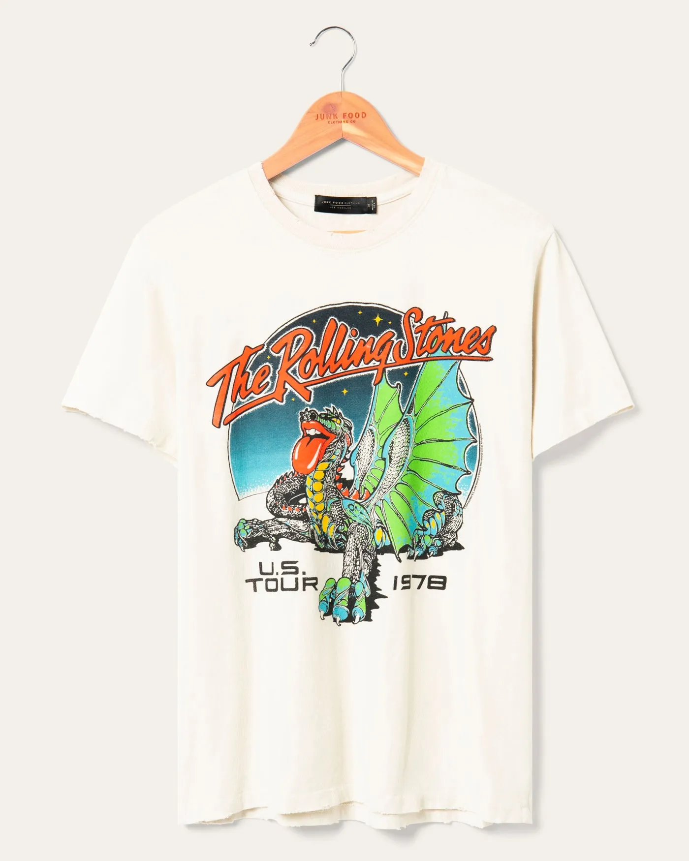 The Rolling Stones US Tour 1978 Vintage Tee sold by Junk Food Clothing