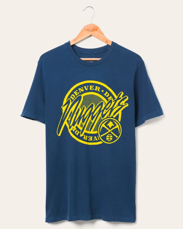 Denver Nuggets Crest Vintage Tee sold by Junk Food Clothing
