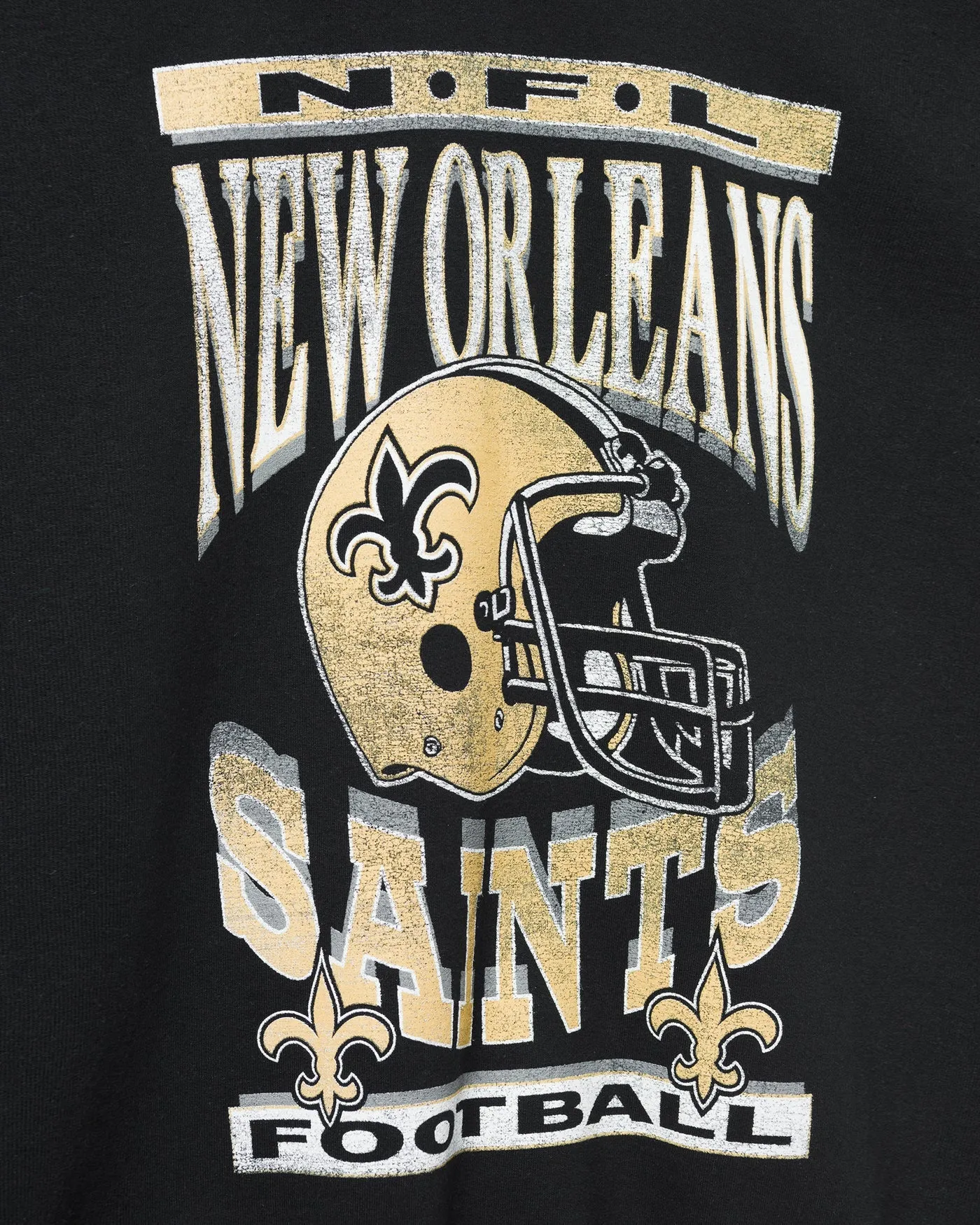 New Orleans Saints Helmet Flea Market Crew Fleece sold by Junk Food Clothing product image thumbnail 3