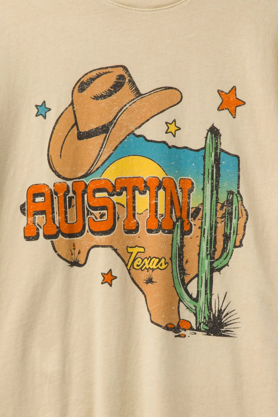Austin Texas Vintage Tee sold by Junk Food Clothing product image thumbnail 4