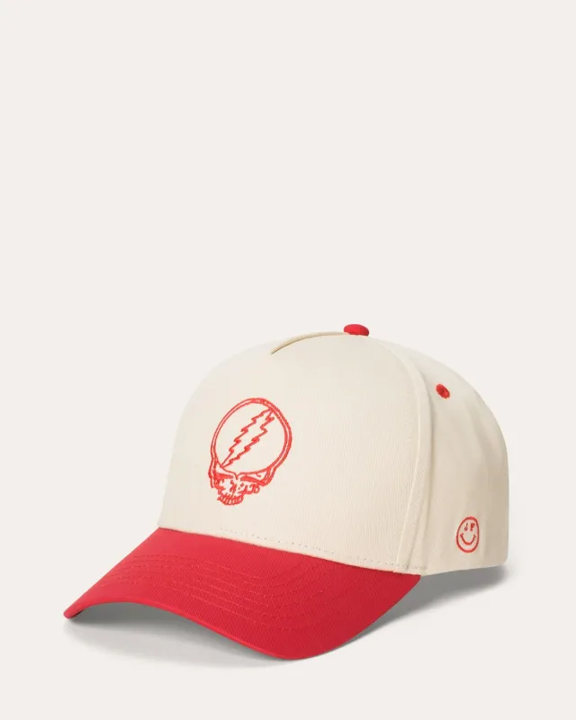 Grateful Dead Red Skull Hat sold by Junk Food Clothing