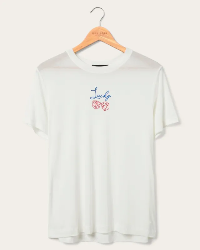 Women's Lucky Vintage Tissue Tee sold by Junk Food Clothing