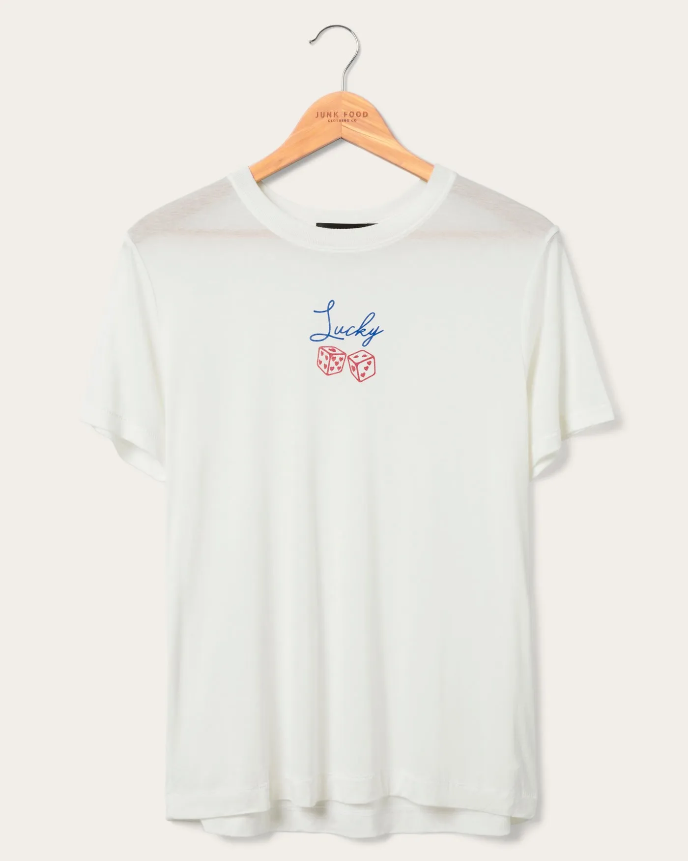 Women's Lucky Vintage Tissue Tee sold by Junk Food Clothing