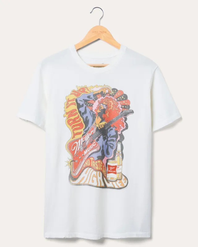 Miller High Life Miller Music Vintage Tee sold by Junk Food Clothing