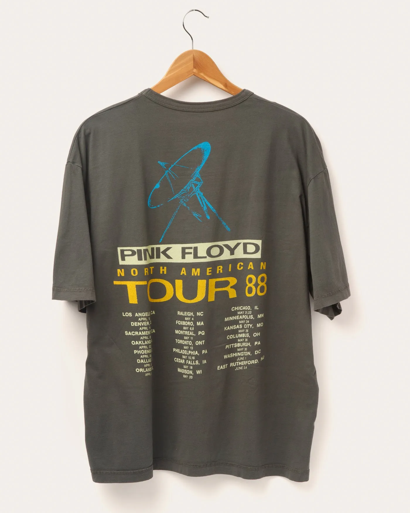 Pink Floyd North American Tour '88 Jersey Tee sold by Junk Food Clothing product image thumbnail 2