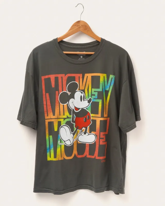 Mickey Mouse Gradient Oversized Tee sold by Junk Food Clothing