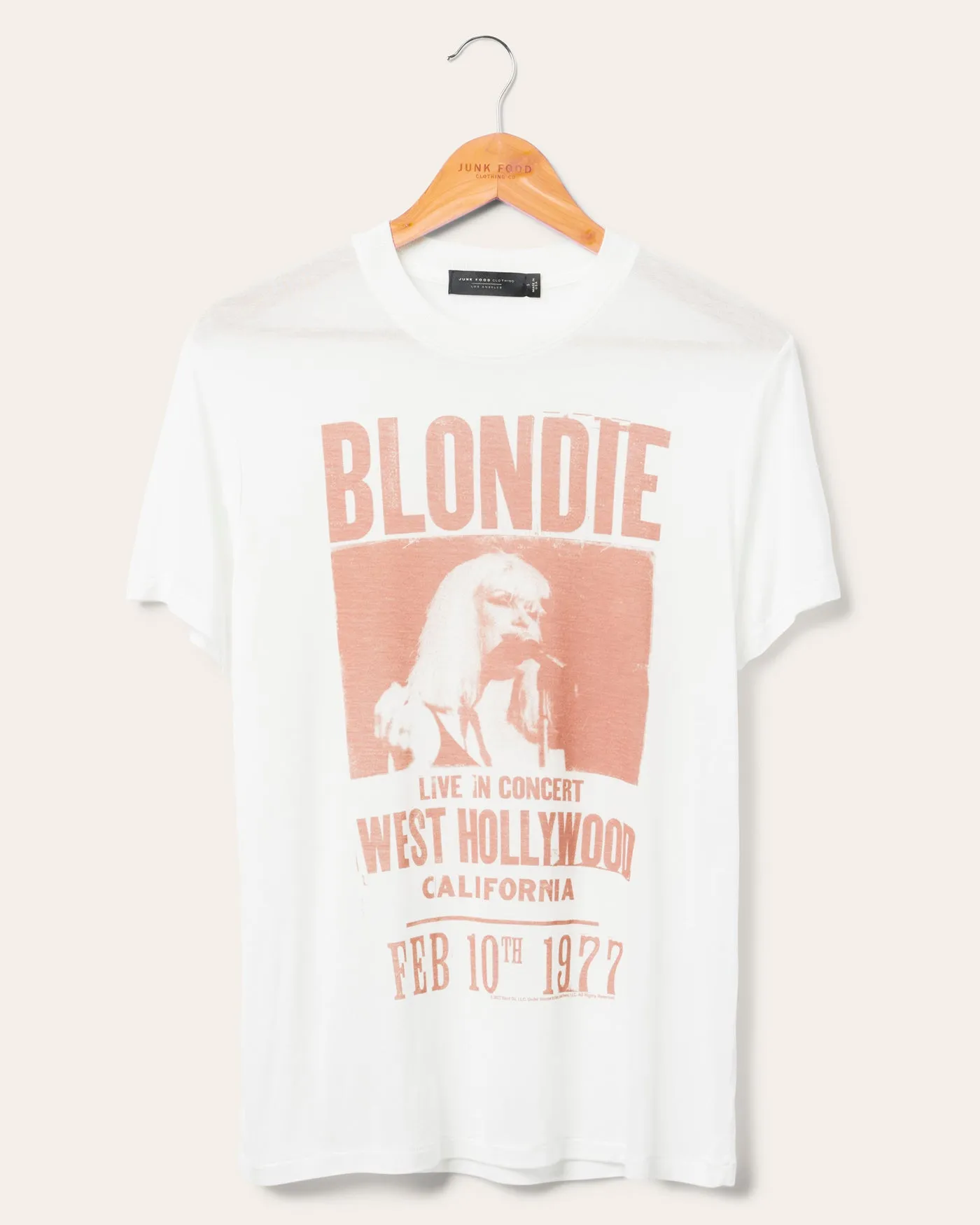 Women's Blondie West Hollywood Vintage Tissue Tee sold by Junk Food Clothing