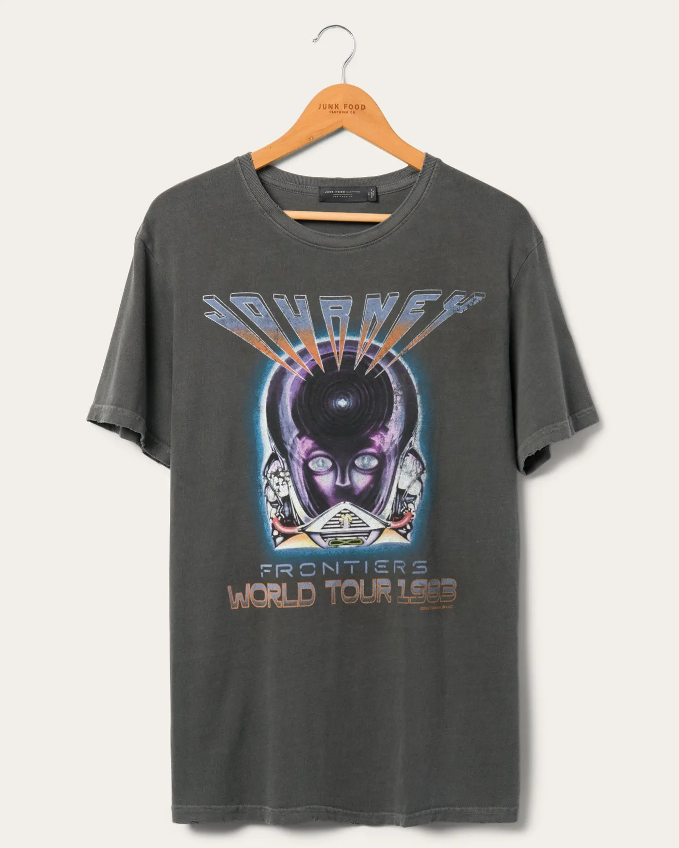 Journey Frontiers World Tour Vintage Tee sold by Junk Food Clothing