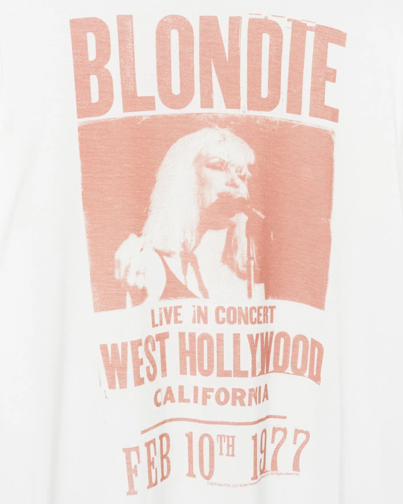 Women's Blondie West Hollywood Vintage Tissue Tee sold by Junk Food Clothing product image thumbnail 5