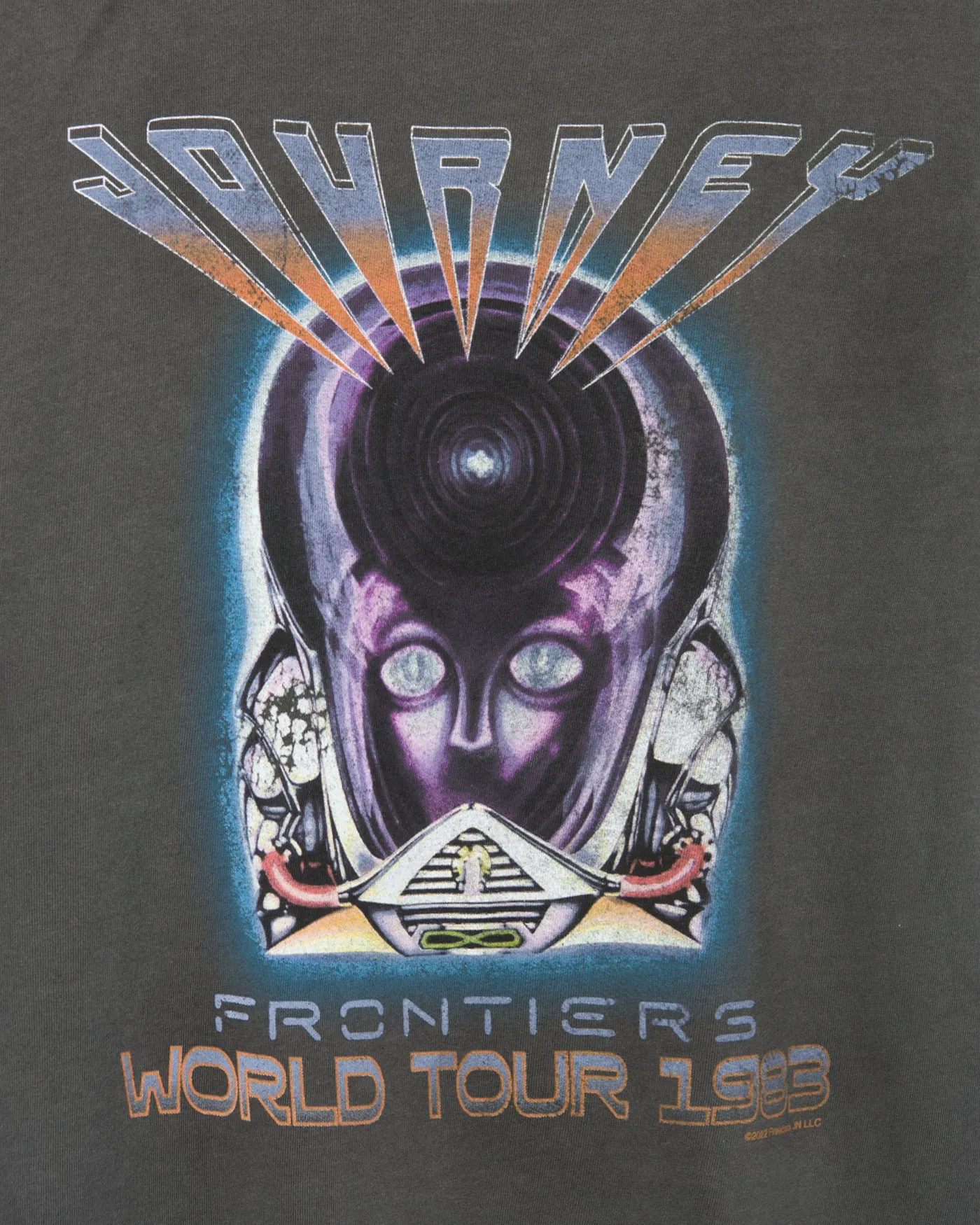 Journey Frontiers World Tour Vintage Tee sold by Junk Food Clothing product image thumbnail 5