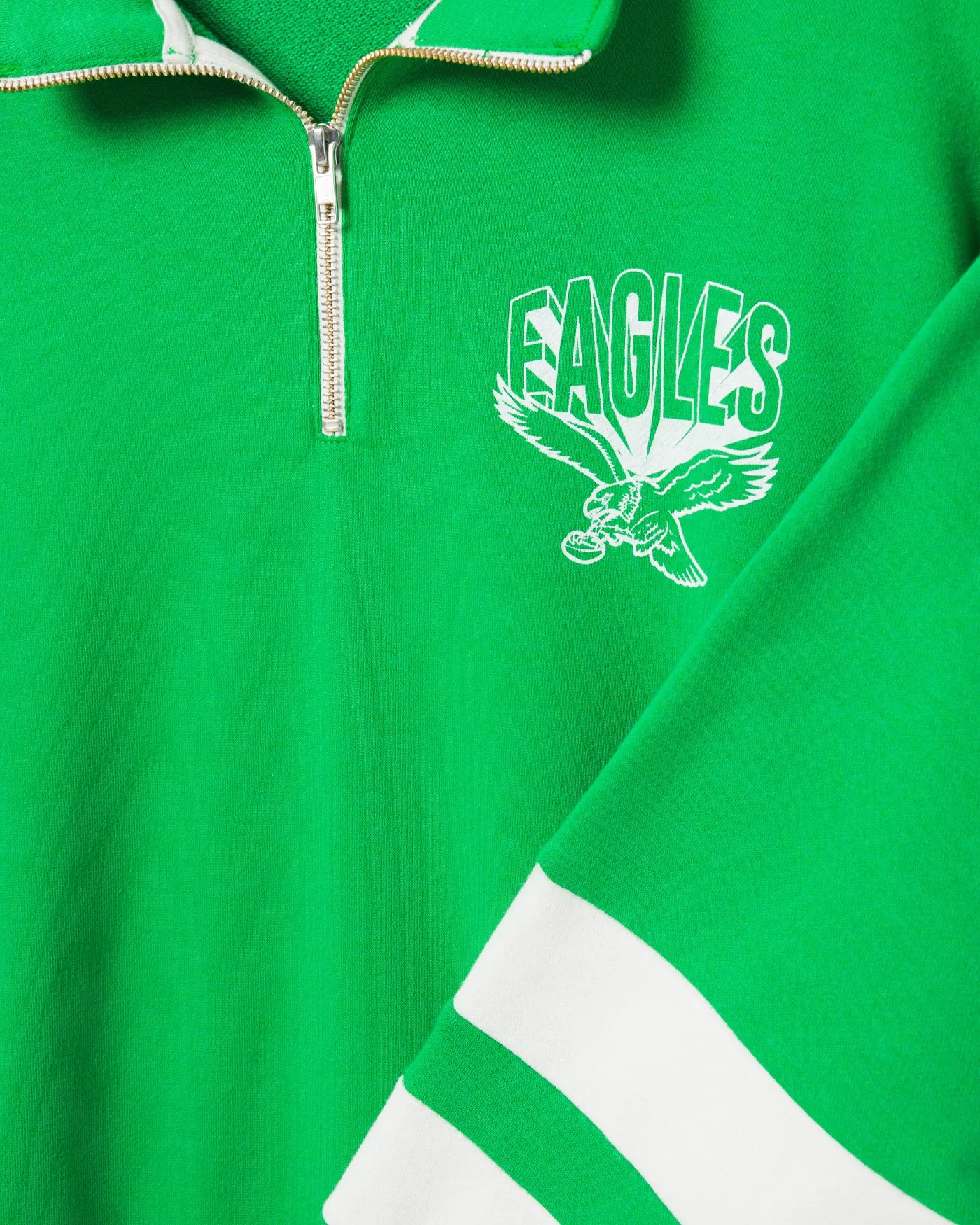Philadelphia Eagles Vintage Quarter Zip sold by Junk Food Clothing product image thumbnail 3