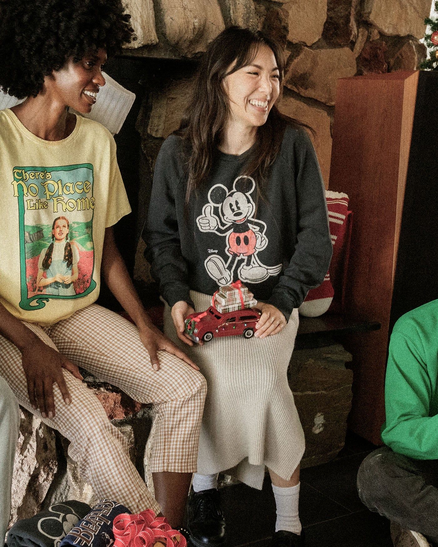 Women's Mickey Thumbs Up Raglan Crew Fleece sold by Junk Food Clothing product image thumbnail 3